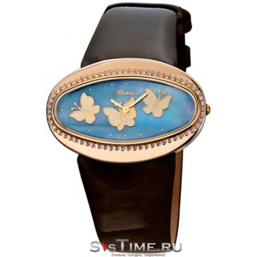 Женские золотые наручные часы Platinor 92656.655