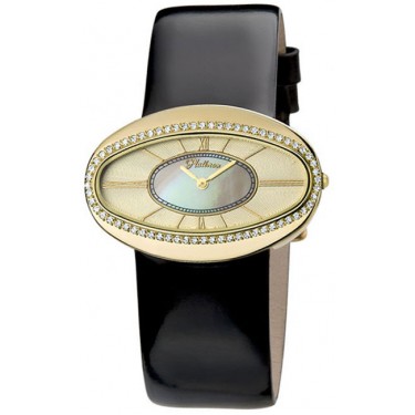 Женские золотые наручные часы Platinor 92666.417