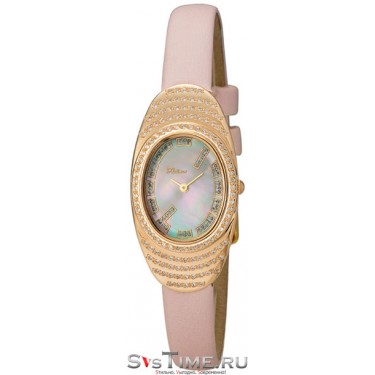 Женские золотые наручные часы Platinor 92756.327