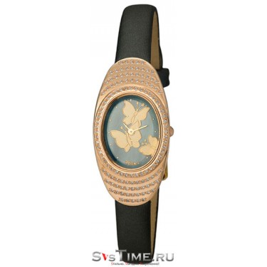 Женские золотые наручные часы Platinor 92756.636