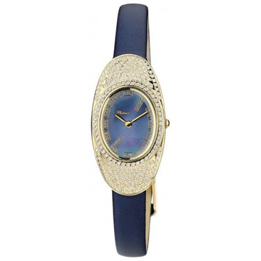 Женские золотые наручные часы Platinor 92766.627