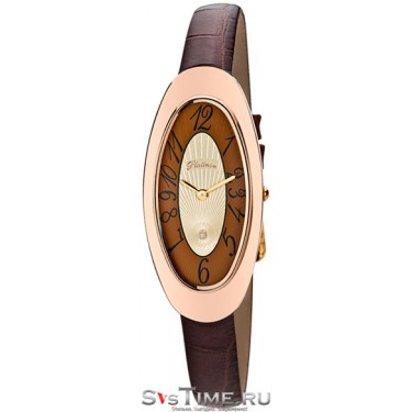 Женские золотые наручные часы Platinor 92850.710