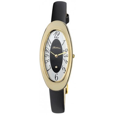 Женские золотые наручные часы Platinor 92860.110