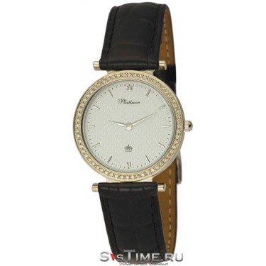 Женские золотые наручные часы Platinor 93241.122