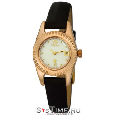 Женские золотые наручные часы Platinor 93450.316