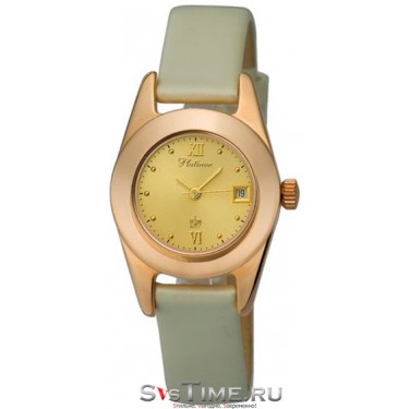 Женские золотые наручные часы Platinor 93450.416