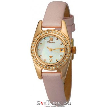 Женские золотые наручные часы Platinor 93456.316