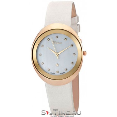 Женские золотые наручные часы Platinor 94050.324