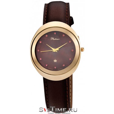 Женские золотые наручные часы Platinor 94060.726