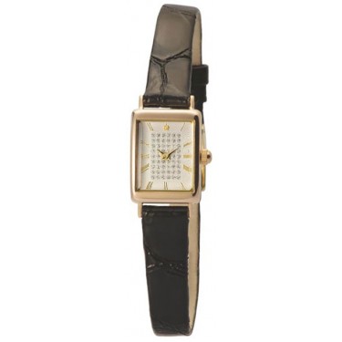 Женские золотые наручные часы Platinor 94550.219