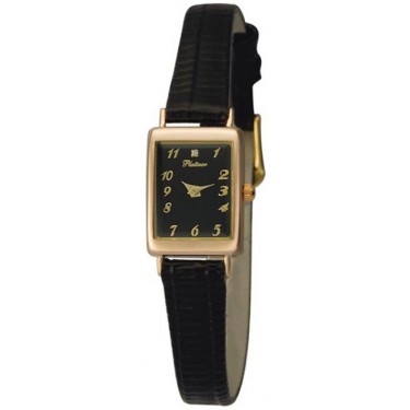 Женские золотые наручные часы Platinor 94550.505