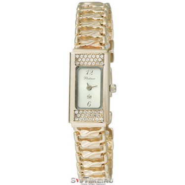 Женские золотые наручные часы Platinor 94746.206