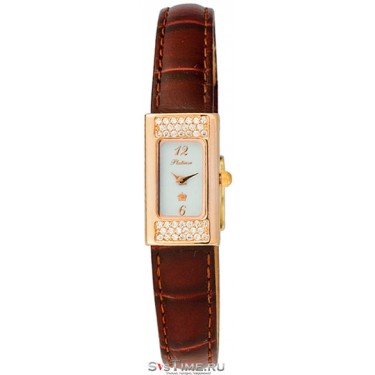 Женские золотые наручные часы Platinor 94751.106