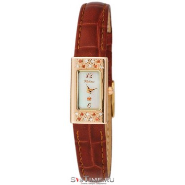 Женские золотые наручные часы Platinor 94758.306