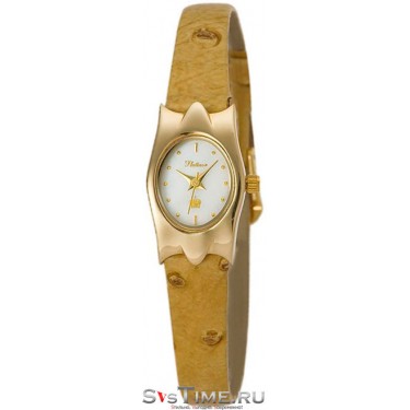 Женские золотые наручные часы Platinor 95560.301