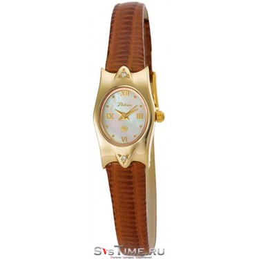 Женские золотые наручные часы Platinor 95561.316