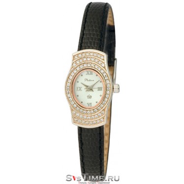 Женские золотые наручные часы Platinor 96146.301