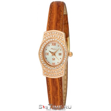 Женские золотые наручные часы Platinor 96156.216