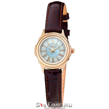 Женские золотые наручные часы Platinor 96250.117