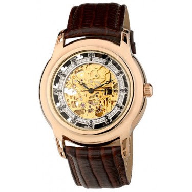 Женские золотые наручные часы Platinor 96350.456