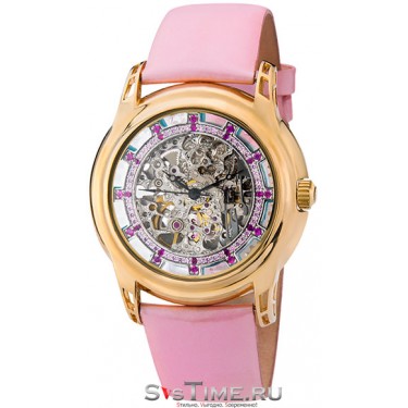 Женские золотые наручные часы Platinor 96360Д.856