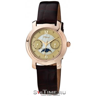 Женские золотые наручные часы Platinor 97250.413