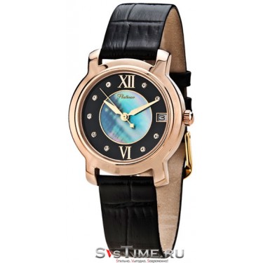 Женские золотые наручные часы Platinor 97450.517
