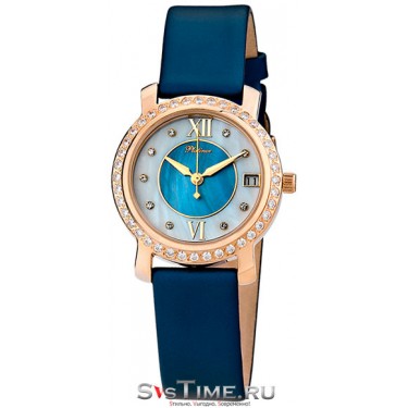 Женские золотые наручные часы Platinor 97456.317