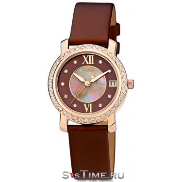 Женские золотые наручные часы Platinor 97456.717