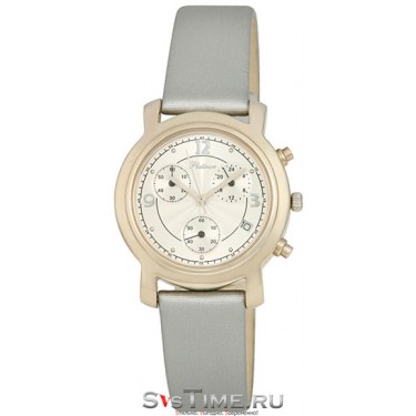 Женские золотые наручные часы Platinor 97540.212