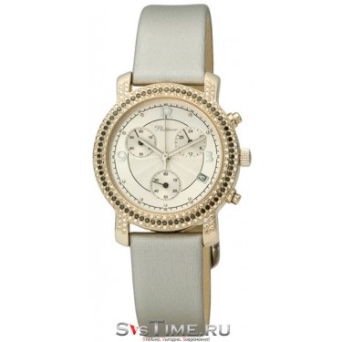 Женские золотые наручные часы Platinor 97545.212