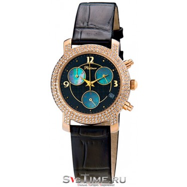 Женские золотые наручные часы Platinor 97556.513