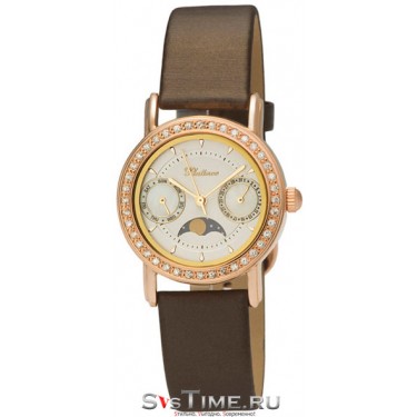Женские золотые наручные часы Platinor 97756.301