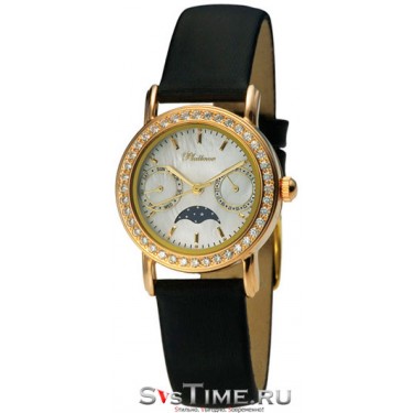 Женские золотые наручные часы Platinor 97756.303