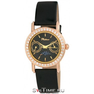 Женские золотые наручные часы Platinor 97756.503