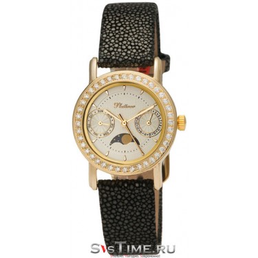 Женские золотые наручные часы Platinor 97766.202