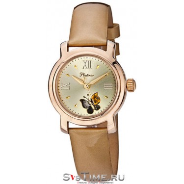 Женские золотые наручные часы Platinor 97950.435