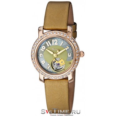 Женские золотые наручные часы Platinor 97956.414