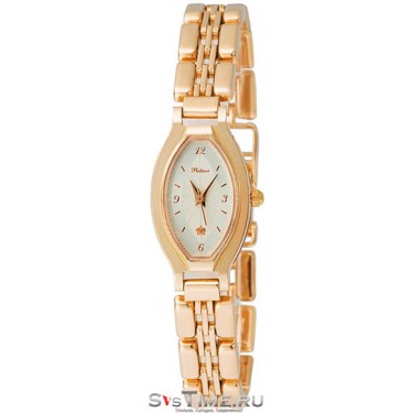 Женские золотые наручные часы Platinor 98050.112