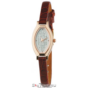 Женские золотые наручные часы Platinor 98050.309