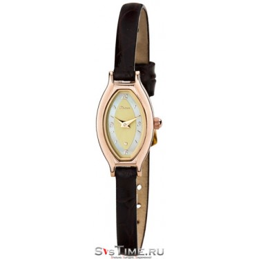 Женские золотые наручные часы Platinor 98050.407