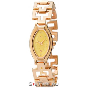 Женские золотые наручные часы Platinor 98050.412 браслет