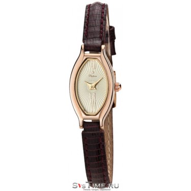 Женские золотые наручные часы Platinor 98050.434