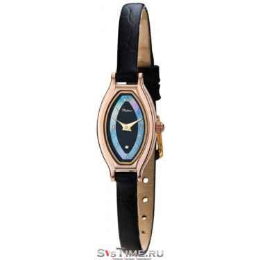 Женские золотые наручные часы Platinor 98050.507