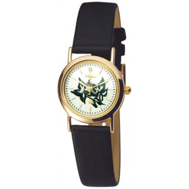 Женские золотые наручные часы Platinor 98130-1.481