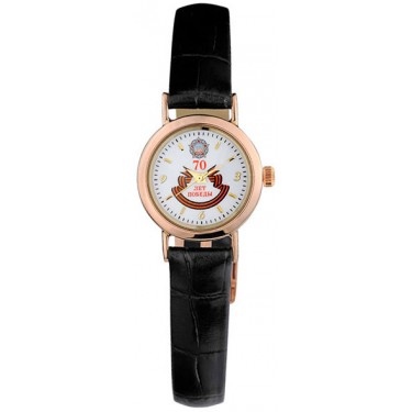 Женские золотые наручные часы Platinor 98130.190