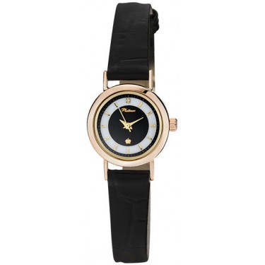 Женские золотые наручные часы Platinor 98130-2.523