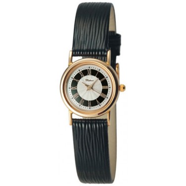 Женские золотые наручные часы Platinor 98130.218