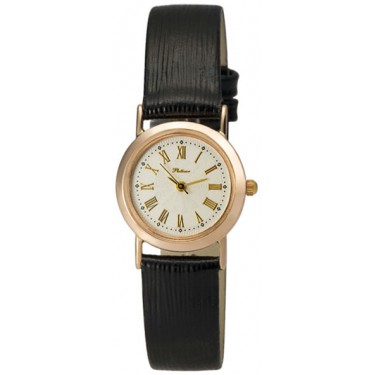 Женские золотые наручные часы Platinor 98130.220