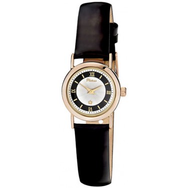 Женские золотые наручные часы Platinor 98130.235
